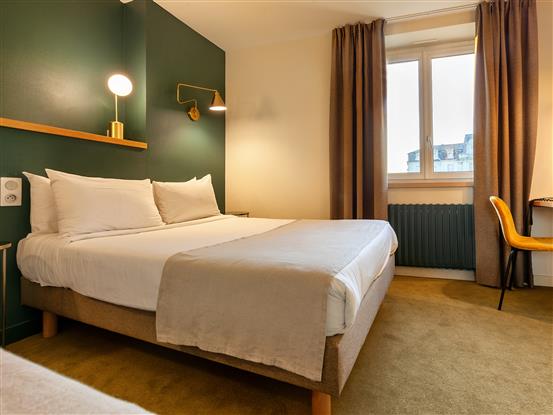 Chambre confort - Hôtel Angers - Le Grand Hôtel de la Gare 3 étoiles